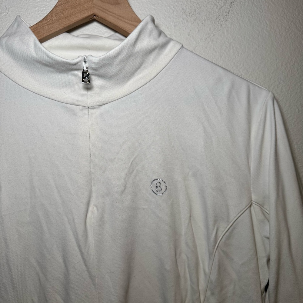 Bogner Half Zip Pullover Top - L - image 2